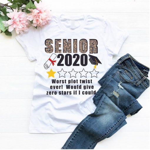 Senior 2020 Bad Review, Worst Plot Twist Ever, Seniors Graduation Gift, Class of 2020, Funny Distancing Shirt, Canceled, Social Friends Gift