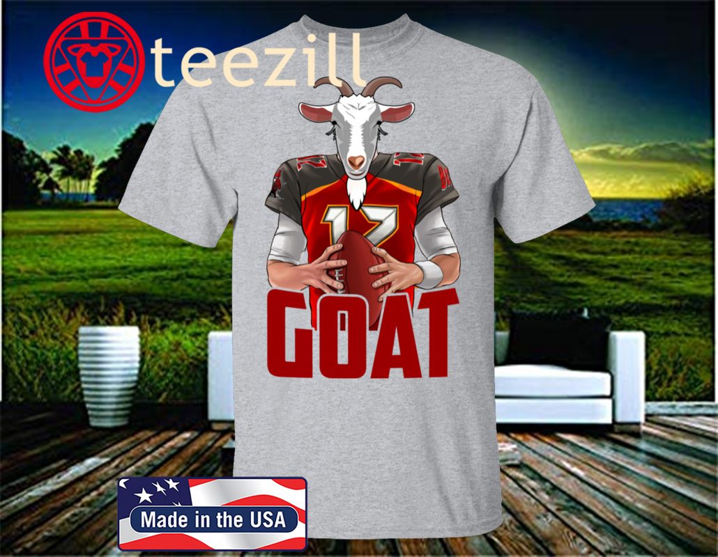 Tom Brady Goat T-Shirt Tampa Bay Football Men's Tee Shirt - teezill