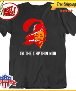 Tom Brady TB12 Shirt Goat I'm The Captain Now Tampa Bay