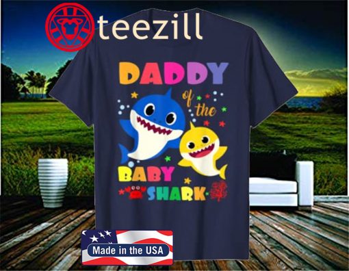 Daddy Of The Baby Shark Birthday Father's 2020 Shirt