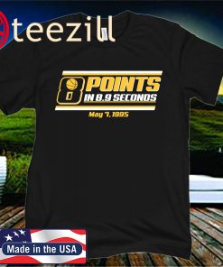 8 Points in 8.9 Seconds T-Shirt - Indianapolis Basketball
