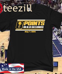 8 Points in 8.9 Seconds Basketball 2020 T-Shirt
