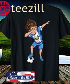 Dabbing Soccer Boy Patojo Guatemala Jersey T-Shirt
