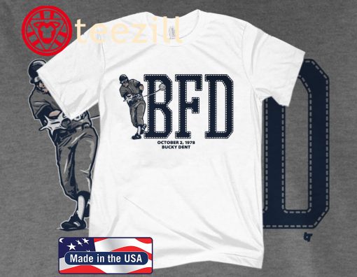 Bucky Dent T-Shirt, BFD, New York Baseball - MLBPAA