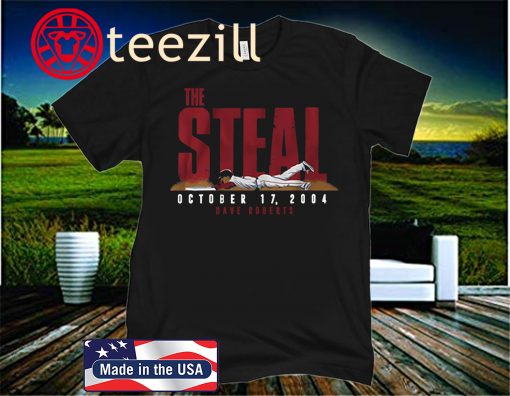 Dave Roberts Shirt, The Steal, Boston - MLBPAA Licensed