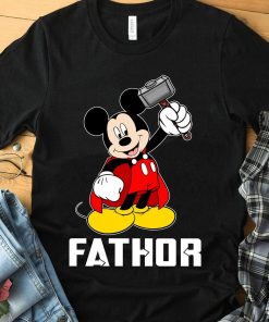 Funny Mickey FaThor Wear Mask Father's Day Gift Ideas Fathers Day 2020 Tee For Grandpa Papa Daddy Dad Shirt
