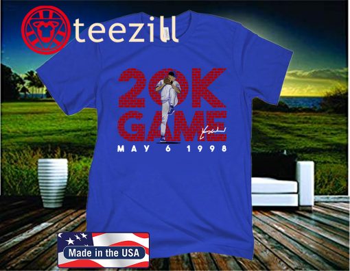 Kerry Wood Shirt, 20 K Game, Chicago - MLBPAA Licensed