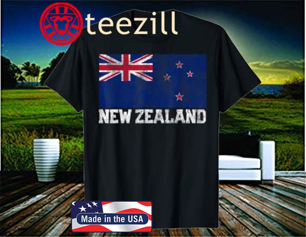 New Zealand Flag National Pride Roots Country Family Nation T-Shirt