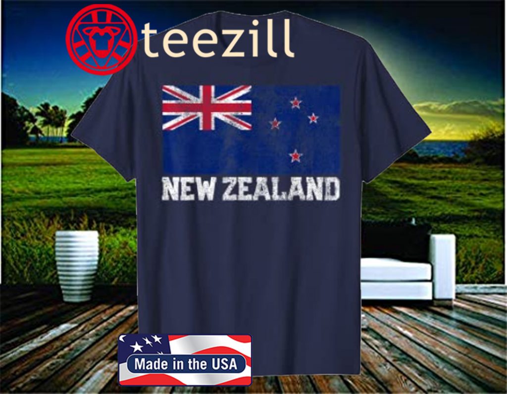 New Zealand Flag National Pride Roots Country Family Nation T-Shirt - Image 2