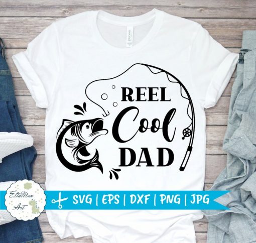 Reel Cool Dad Gift Father's Day US Shirt