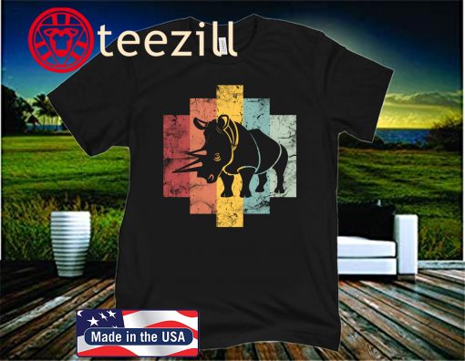 Rhino Shape Vintage 2020 T-Shirt