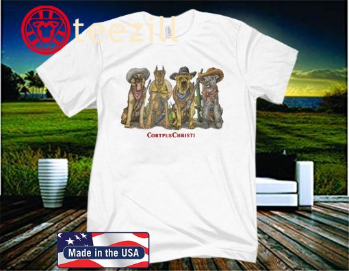 Vintage 1990s Cowboy Dogs Corpus Christi 2020 Shirt
