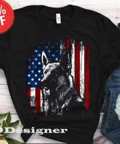 German Shepherd 4th of July American Flag Shirt- INDEPENDENCE Day - Usa Flag- America Flag -Memorial Day Gift Shirt