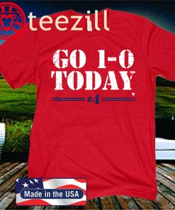 Go 1-0 Today Officially Davey Martinez T-Shirt