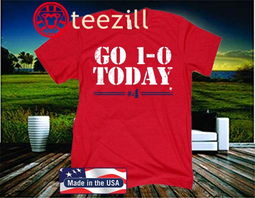 Go 1-0 Today Officially Davey Martinez T-Shirt