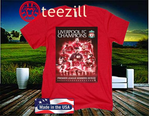 LFC Premier League Champions 19-20 Official Tshirt