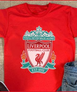 Liverpool FC Never Walk Alone League Champions 2020 Reds fan Football Fan T Shirt
