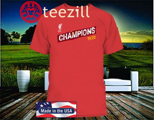 Liverpool FC – Premier League Champions 19-20 Red TShirt