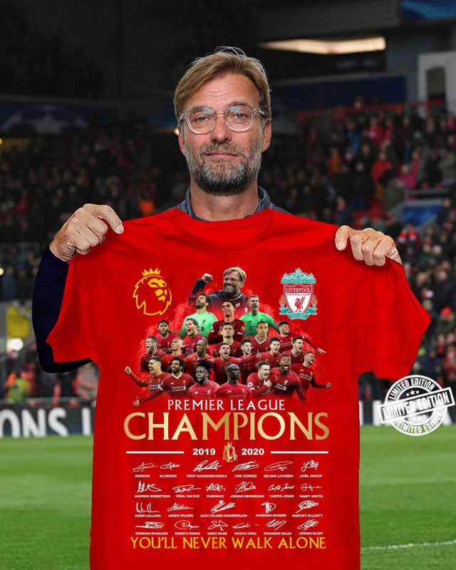 Liverpool Premier League Champions 2020 White Red UK - Liverpool FC ...