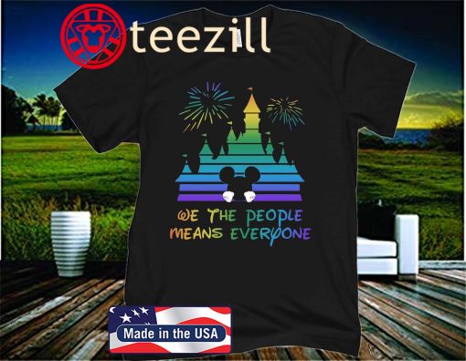 Mickey Mouse We The People Means Everyone Official T-Shirt