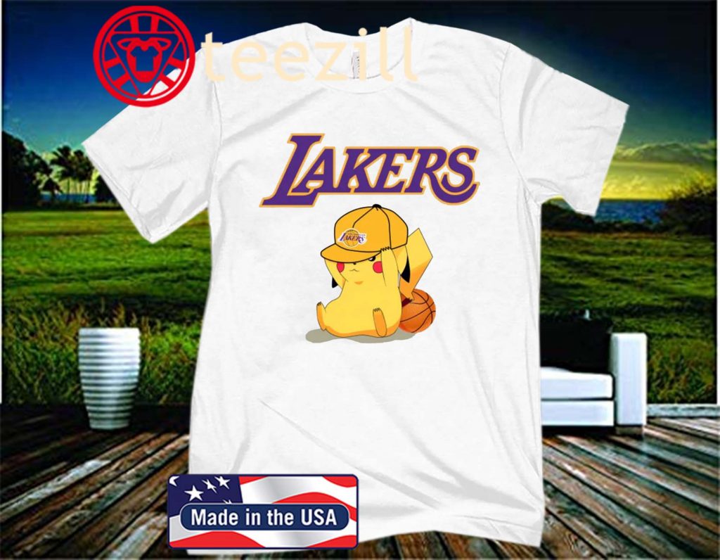 NBA Pikachu Basketball Sports Los Angeles Lakers Hoodie