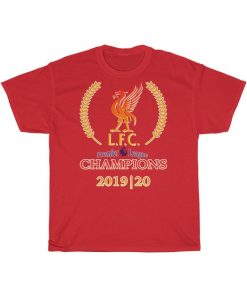 New Liverpool F.C.Premier League Champions 2020 Shirt Unisex Heavy Cotton Tee