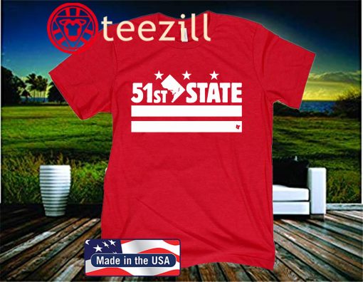 51st State Washington D.C. Official T-Shirt Limited Edition