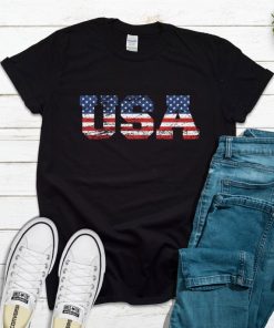 USA American Flag Shirt, Independance Day, 4th of July Tshirt, Fourth of July Tee, July 4th Patriotic Clothing