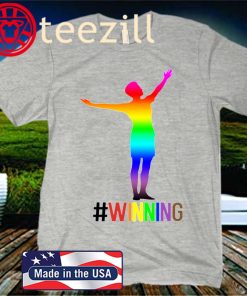 USA Women Soccer Megan Rapinoe Winning LGBT Pride Tee Shirt