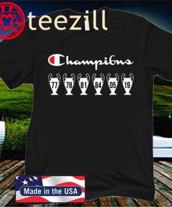Uefa Champions League Cup Liverpool Players Name Premium Classic Tshirt