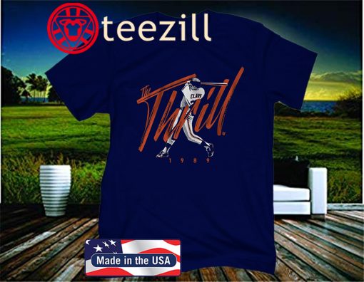 WILL CLARK THE THRILL 1989 T-SHIRT