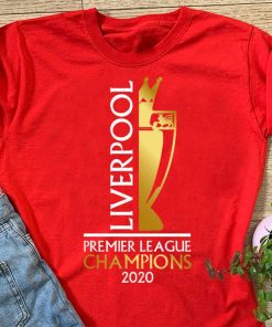 Liverpool 2019/20 Champions Shirt Premier League Winners, LIVERPOOL CHAMPIONS TROPHY 2020 Tshirt Champions League Winners 19 Never Give Up