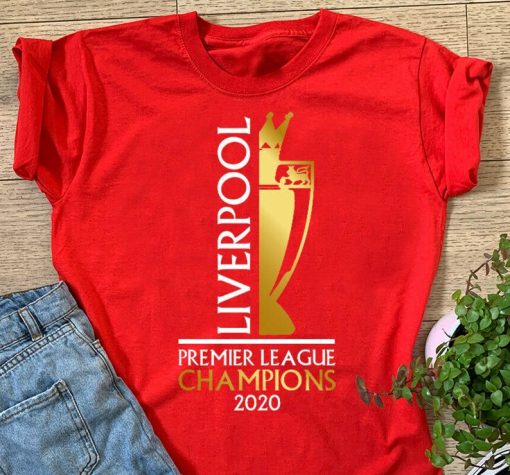 Liverpool 2019/20 Champions Shirt Premier League Winners, LIVERPOOL CHAMPIONS TROPHY 2020 Tshirt Champions League Winners 19 Never Give Up
