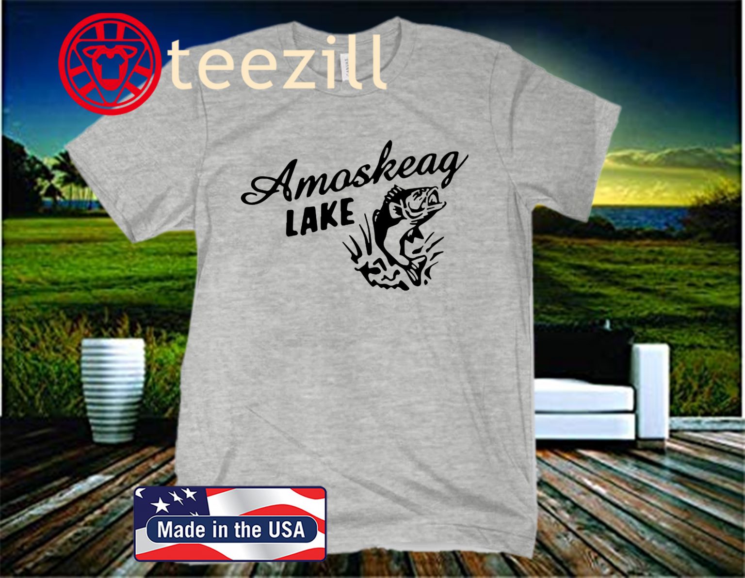 2020 Amoskeag Lake Shirt teezill