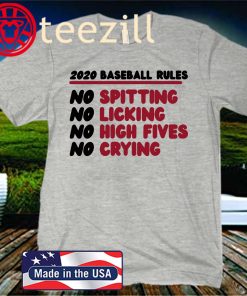 2020 Baseball Rules T-Shirt