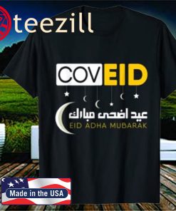 Eid Mubarak Cov Eid With Arabic Words Official T-Shirt