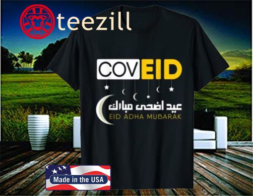Eid Mubarak Cov Eid With Arabic Words Official T-Shirt
