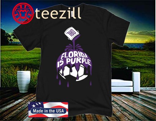 Florida is Purple T-Shirt - Orlando Soccers