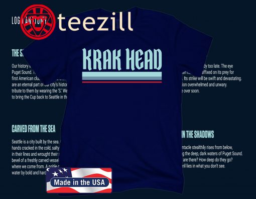 Krak Head Seattle Hockey T-Shirt