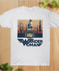 Love Camping Shirt, Girl Go Camping Tees, Wanderlust, Wander Woman Shirt, Wonder Woman Unisex Vintage Cotton T-Shirts