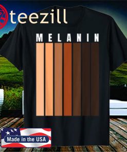 Melanin Shades Black pride Black History Official T-Shirt