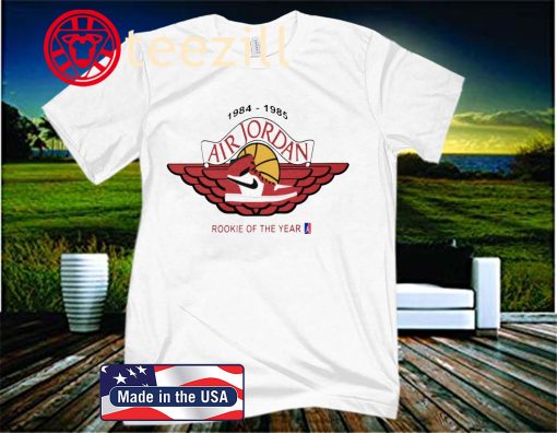 Michael Jordan Rookie Of The Year 1984 - 1985 Official T-Shirt
