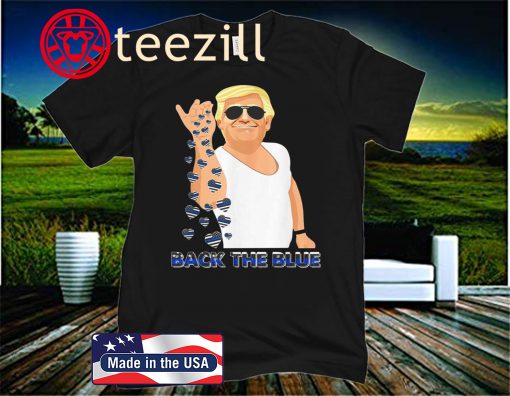 Official Donald Trump Salt Back The Blue T-Shirt