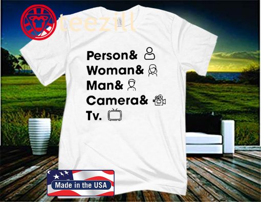 Person Woman Man Camera TV 2020 T-Shirt