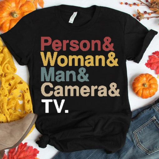 Person, Woman, Man, Camera, TV - Donald Trump's Crazy Cognitive Test Word Association T-Shirt Men & women TEE Best gift