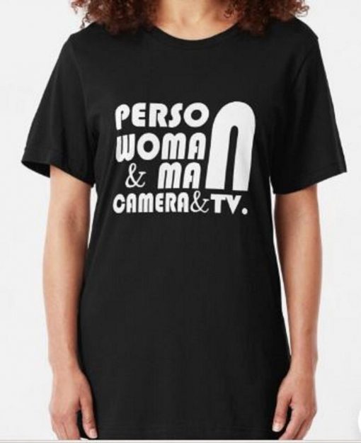 Person Women Man Camera TV Donald Trump 2020 Shirt
