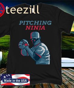 Pitching Ninja! Baseball Pitcher Official T-Shirt