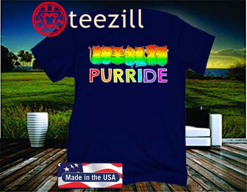 Purride Cat Lgbt Pride Women's T-Shirt