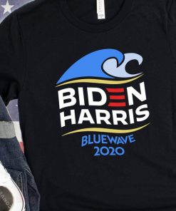 Biden Harris Blue Wave 2020 Election Shirt, Vote Joe Biden President Kamala Harris VP 2020, Anti-trump Shirt, Democrat Voter Tee & V-Neck