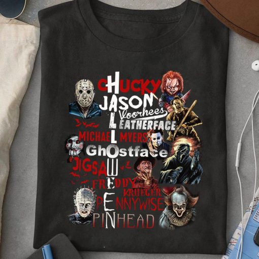 Chucky Jason Leatherface Michael Myers Ghostface Halloween 2020 shirt